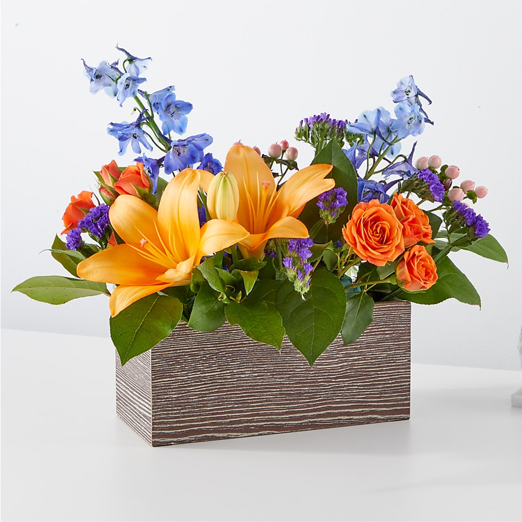 Radiant Citrus Box Bouquet – Royal Flower Shop, Toms River NJ