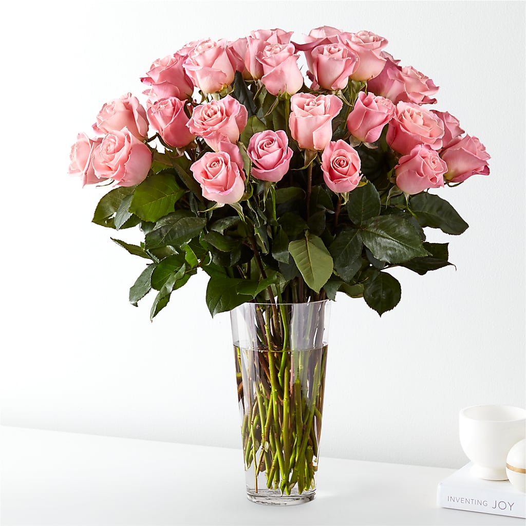 Long Stem Pink Rose Bouquet – Royal Flower Shop, Toms River NJ