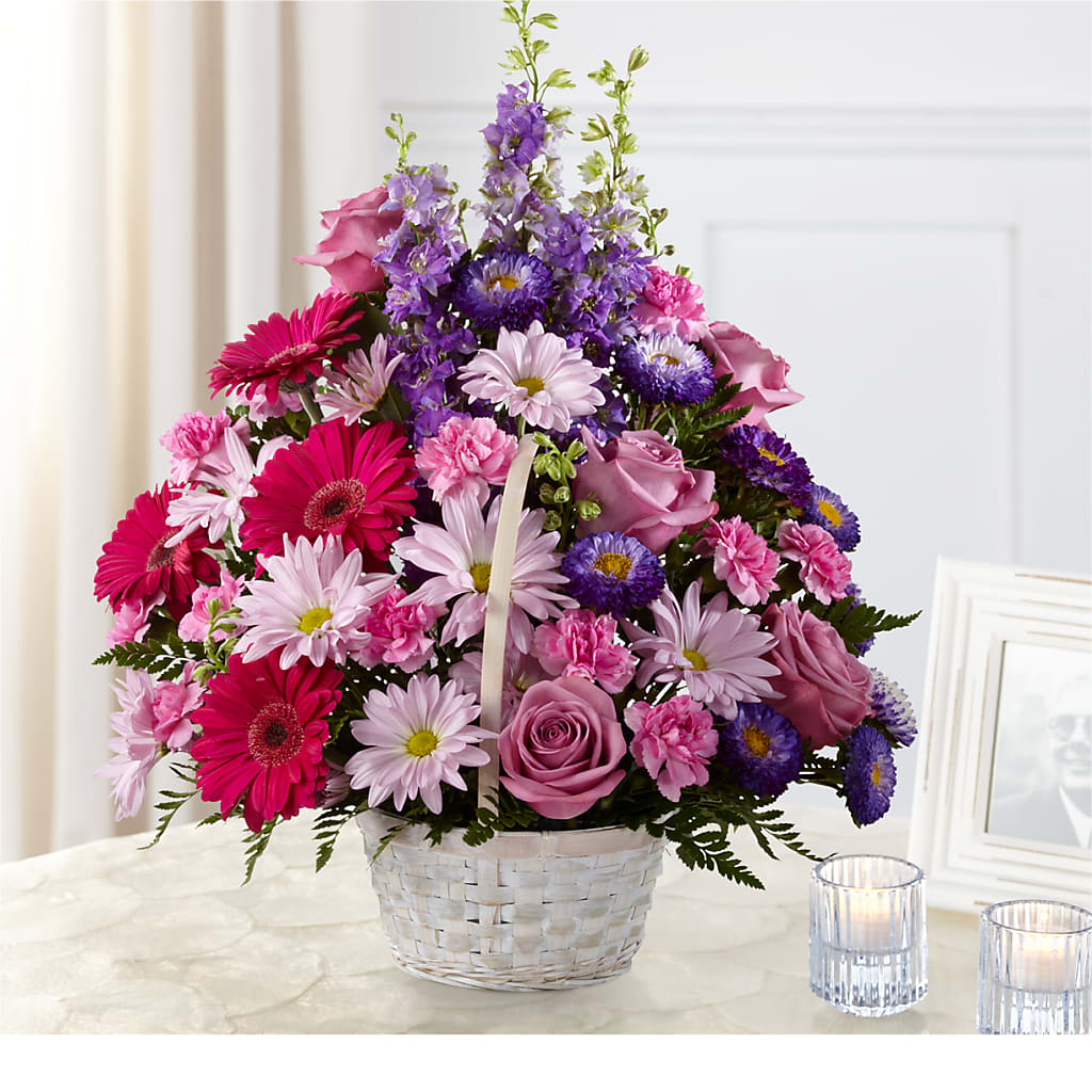 Pastel Peace Basket – Royal Flower Shop, Toms River NJ