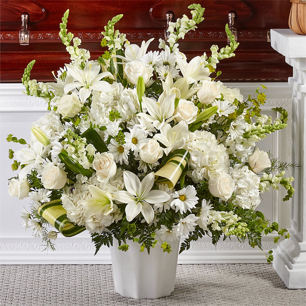 Thoughts of Tranquility Floor Basket – Royal Flower Shop, Toms River NJ