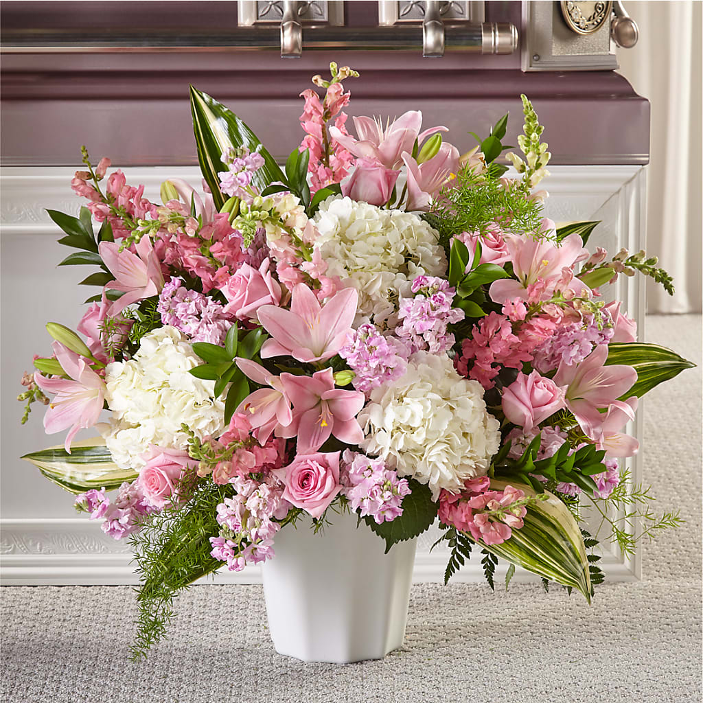 Simply Serene Floor Basket – Royal Flower Shop, Toms River NJ