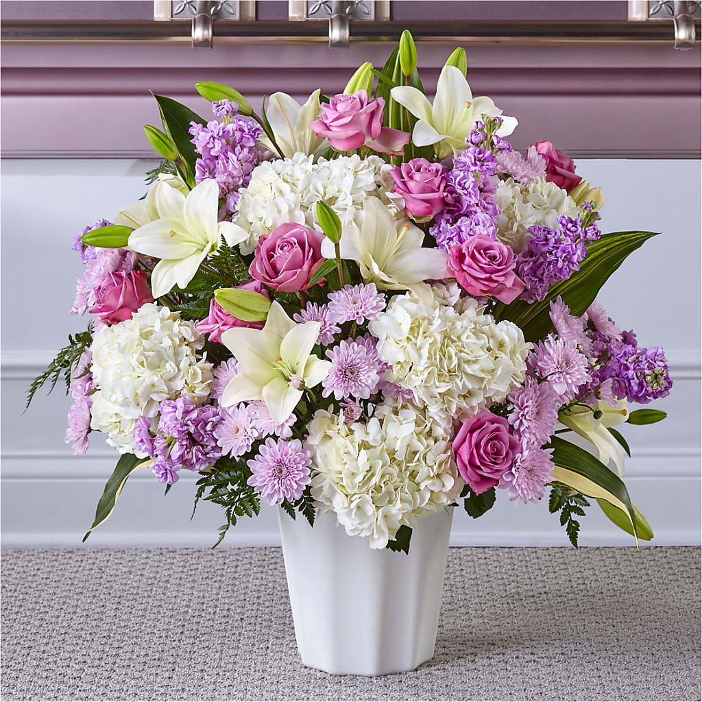Heaven Sent Floor Basket – Royal Flower Shop, Toms River NJ