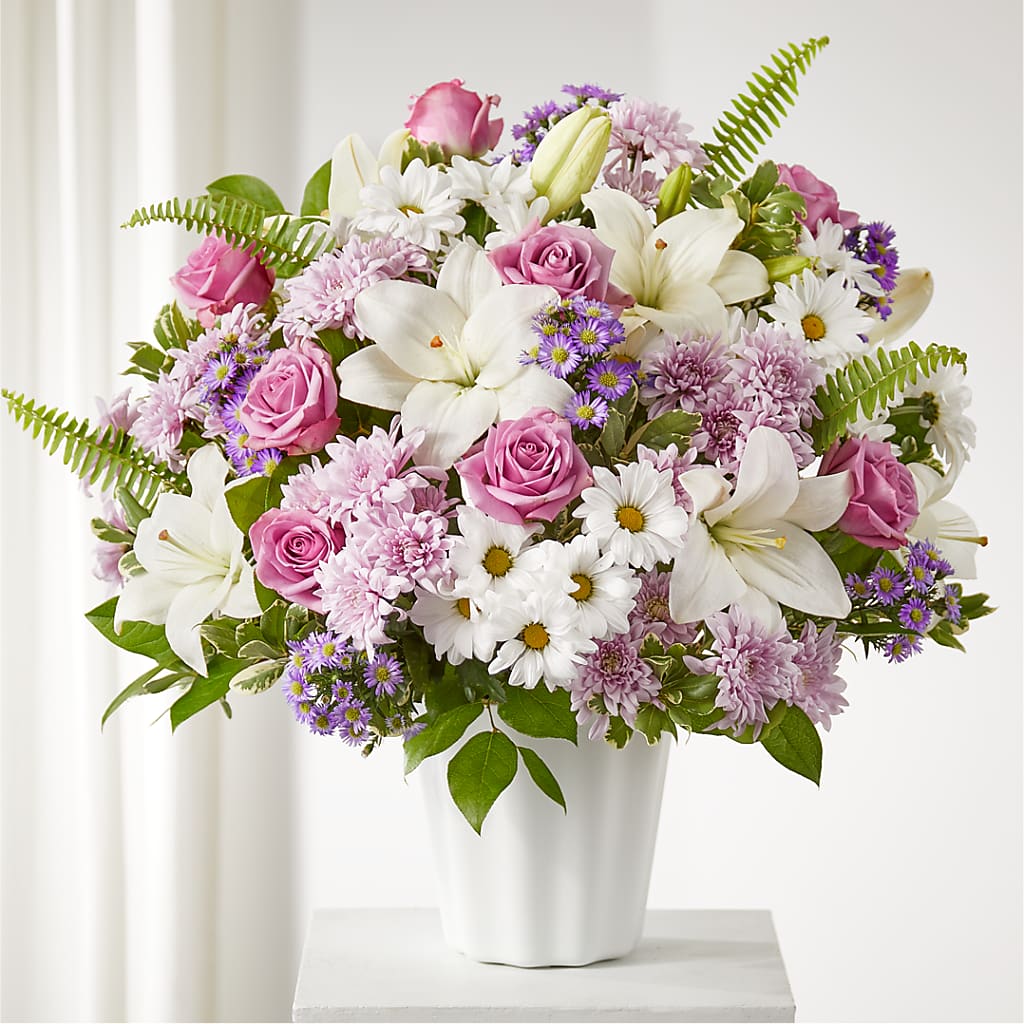 Warmest Thoughts Tabletop Basket – Royal Flower Shop, Toms River NJ