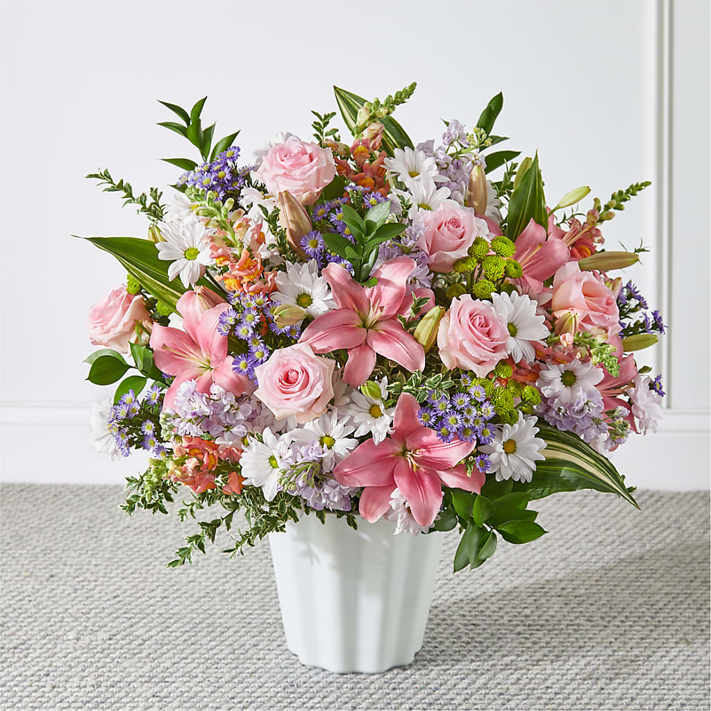 Abundant Compassion Floor Basket – Royal Flower Shop, Toms River NJ