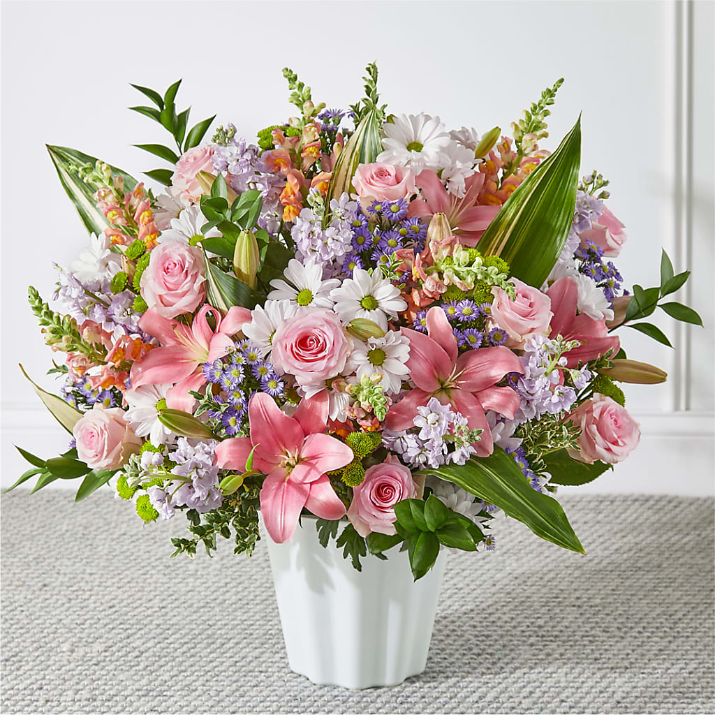 Abundant Compassion Floor Basket – Royal Flower Shop, Toms River NJ