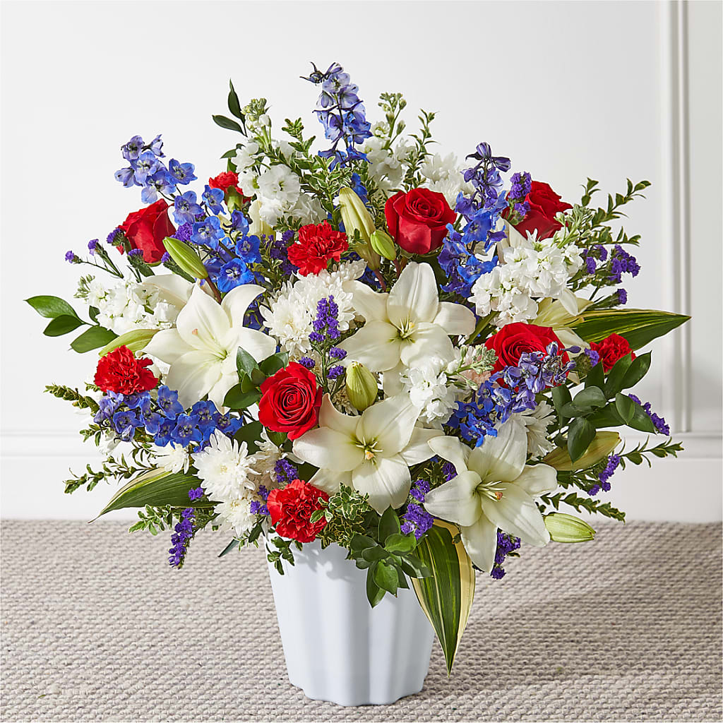 Consoled Floor Basket – Royal Flower Shop, Toms River NJ
