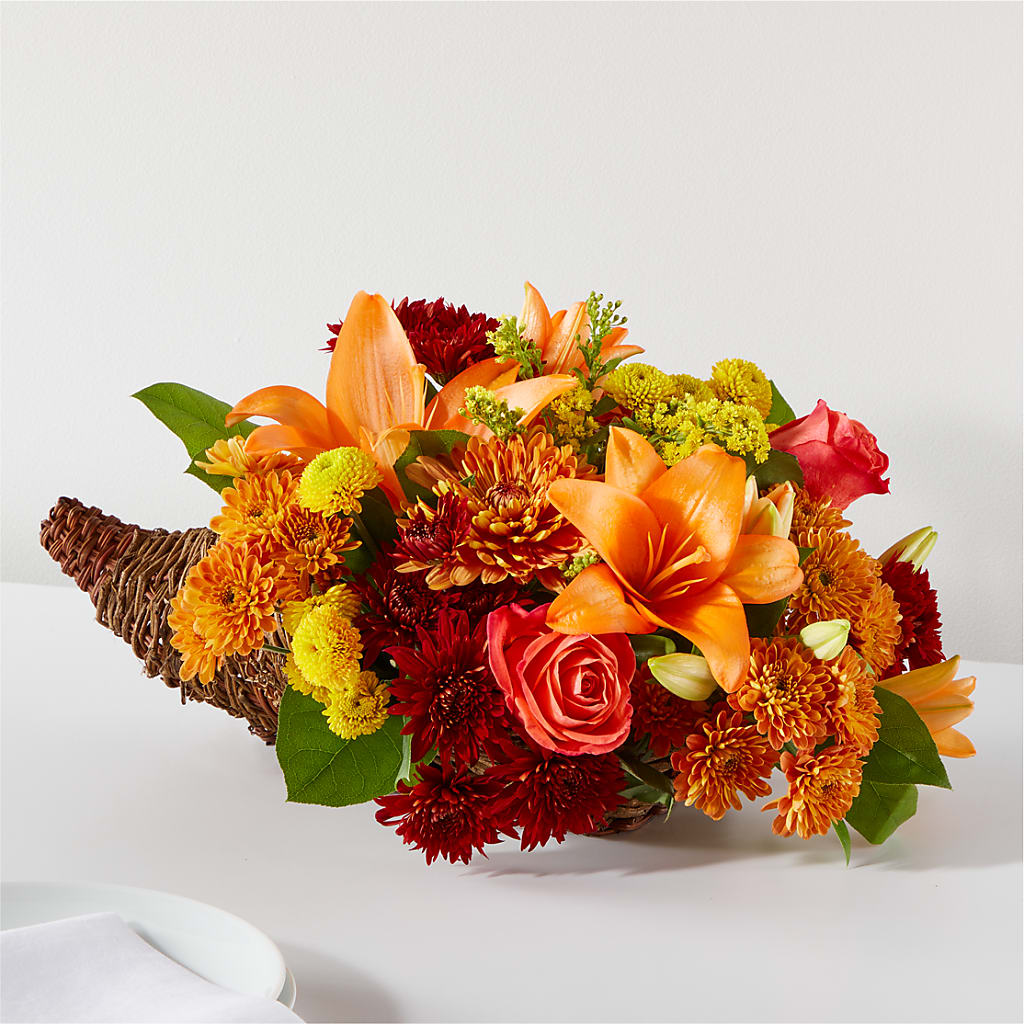Bouquet of Blessings Cornucopia – Royal Flower Shop, Toms River NJ