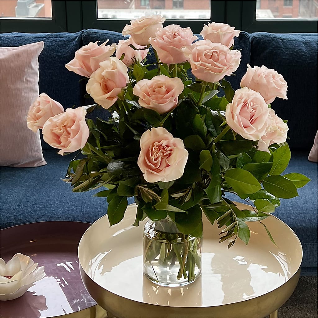 Long Stem Pink Rose Bouquet –  Royal Flower Shop, Toms River NJ