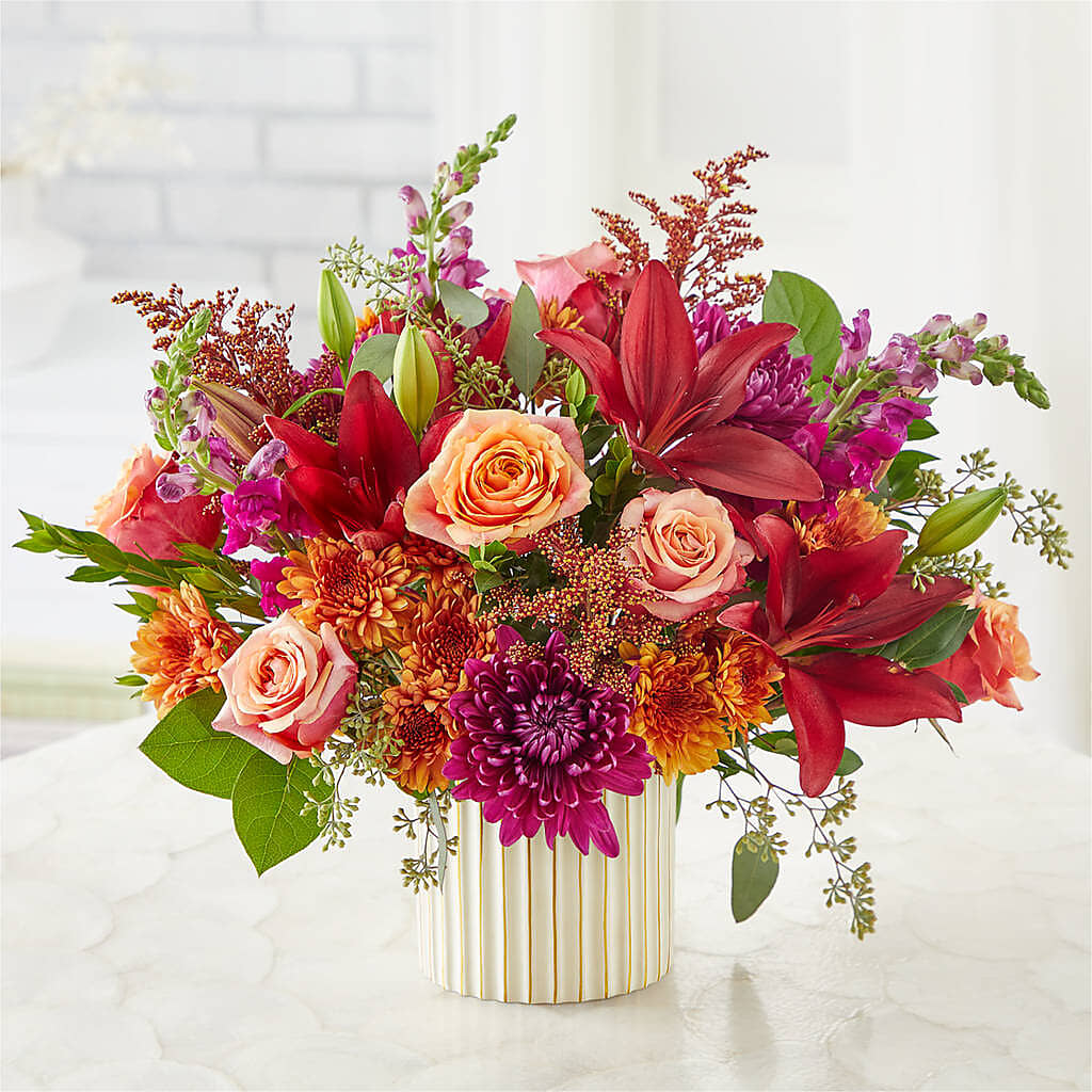 Burgundy Landscape Bouquet –  Royal Flower Shop, Toms River NJ
