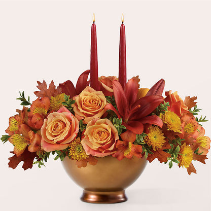 Harvest Table Centerpiece –  Royal Flower Shop, Toms River NJ