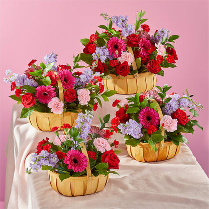 Pink Picnic Basket –  Royal Flower Shop, Toms River NJ
