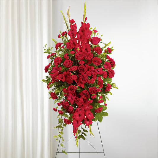 From the Heart Standing Spray –  Royal Flower Shop, Toms River NJ