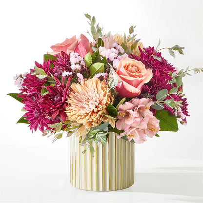 Berry Cobbler Bouquet with Ivory Vase –  Royal Flower Shop, Toms River NJ