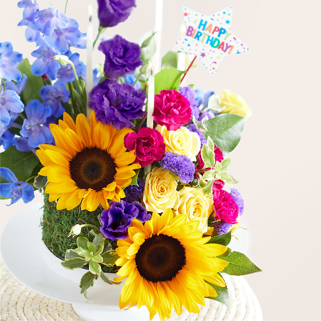 Star of the Day Floral Cake –  Royal Flower Shop, Toms River NJ